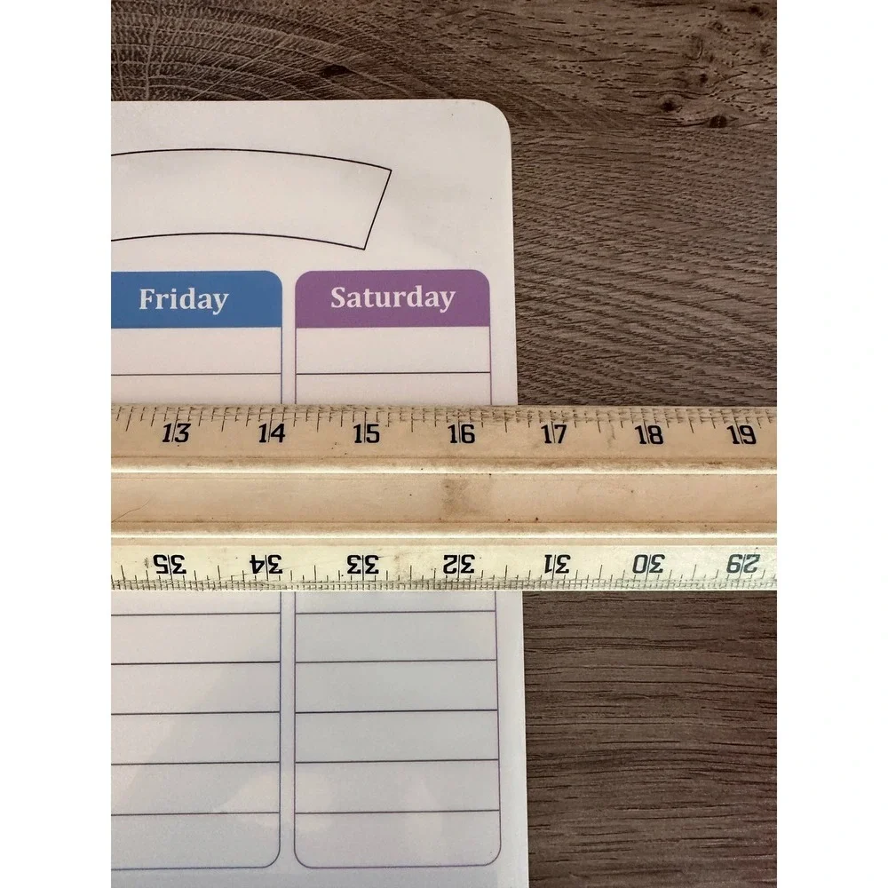 Dry Erase‎ Calendar Set Magnetic Weekly Monthly Daily Planner 2025 Desk Calendar